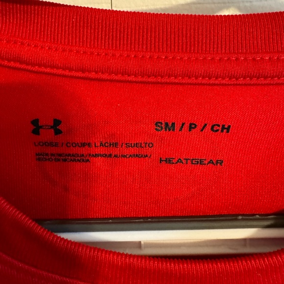 Under Armour men’s small long sleeve shirt red - Picture 2 of 3